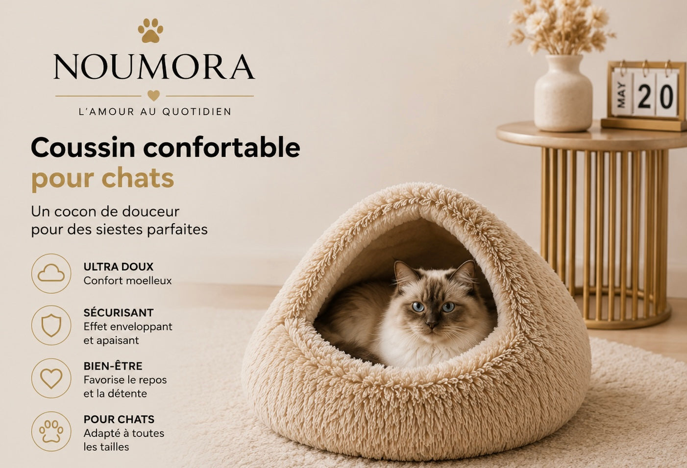 LIt Noumora pour chats